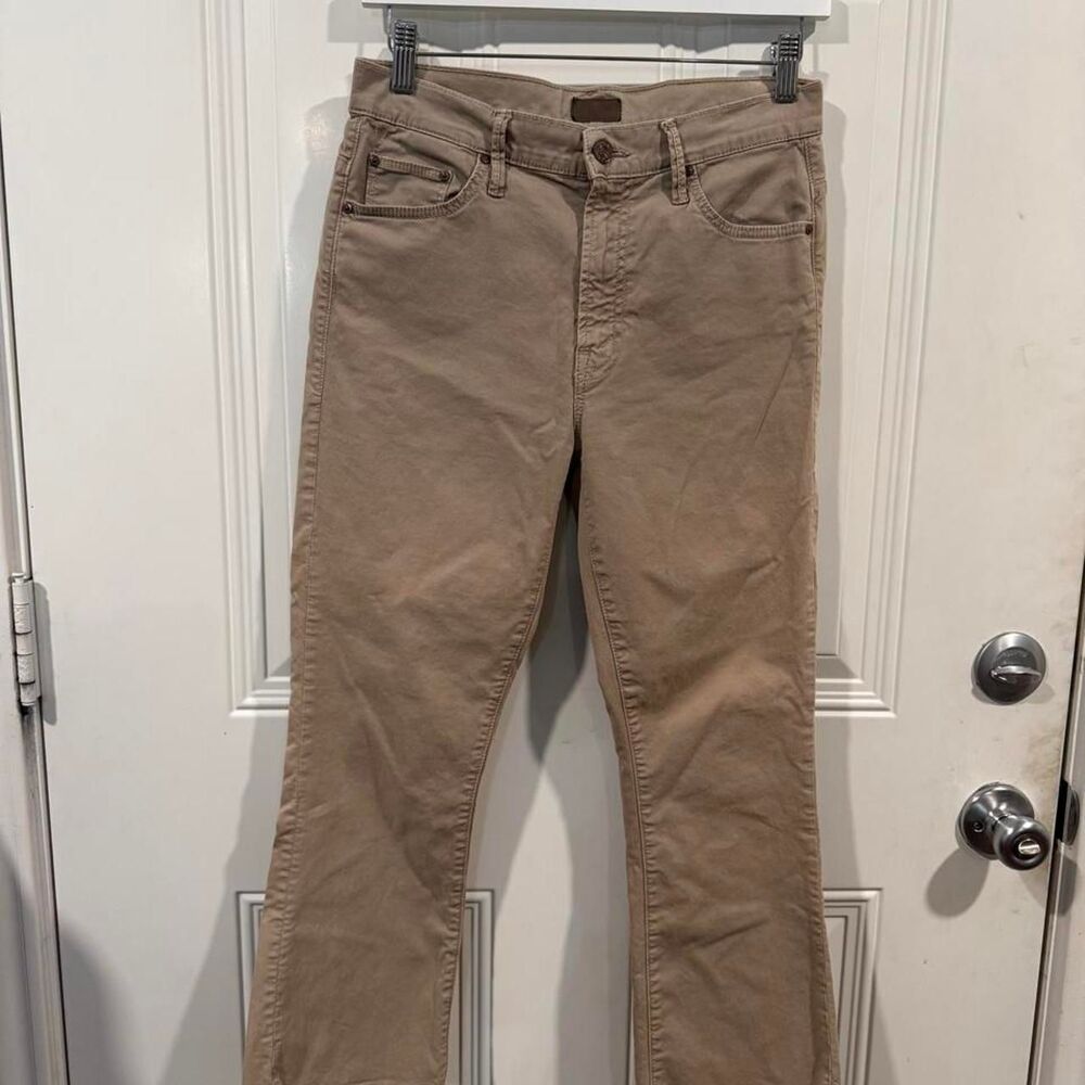 Mother Women's Tan and Cream Jeans